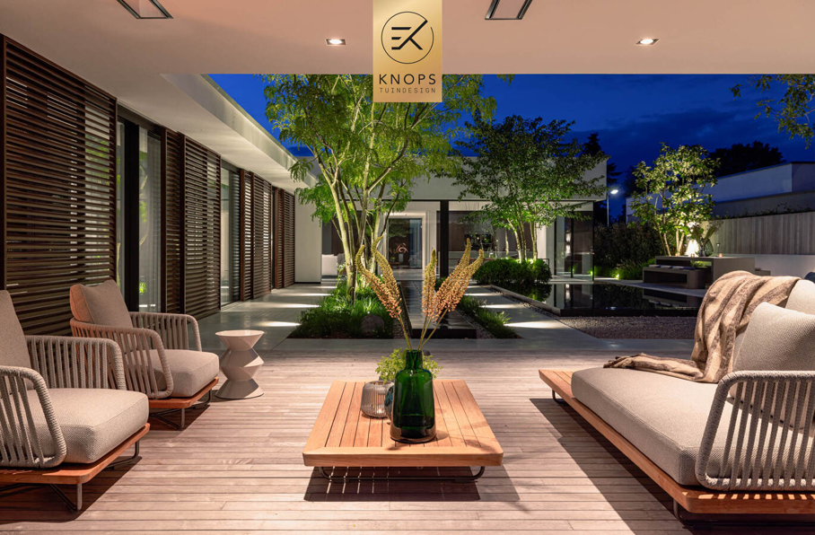 modern tuinontwerp wellnesstuin luxe tuin met zwembad mediterrane tuin luxury garden design exclusive garden villa garden